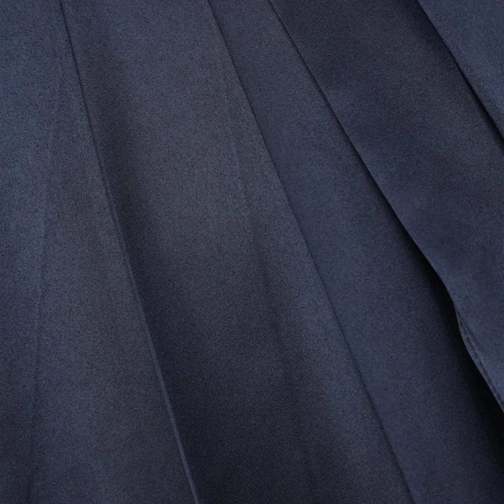 Lulu's Navy One-Shoulder Midi Dress